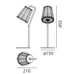 Настольная лампа Artemide 0939010A Null Vector