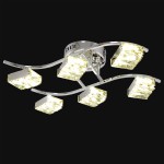 Люстра Геометрия 1-1663-6-CR Y LED