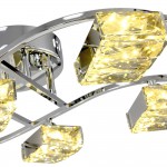 Люстра Геометрия 1-1663-6-CR Y LED