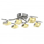 Люстра Геометрия 1-1663-6-CR Y LED
