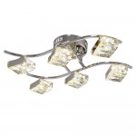 Люстра Геометрия 1-1663-6-CR Y LED