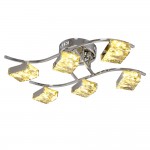 Люстра Геометрия 1-1663-6-CR Y LED