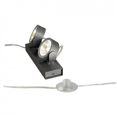 1000141 SLV KALU 2 LED FLOOR светильник напольный с COB LED 34Вт, 3000К, 2000лм, 60°, черный