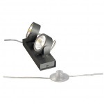 1000141 SLV KALU 2 LED FLOOR светильник напольный с COB LED 34Вт, 3000К, 2000лм, 60°, черный