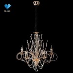 Светильник Eurosvet 10002/5 золото/прозрачный хрусталь Strotskis