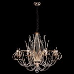 Светильник Eurosvet 10002/8 золото/прозрачный хрусталь Strotskis