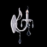 Светильник Eurosvet 10003/1 белый с золотом/прозрачный хрусталь Strotskis