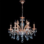 Люстра Eurosvet 10004/6 золото/прозрачный хрусталь Strotskis