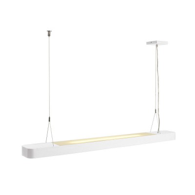 1000452 SLV WORKLIGHT DALI SENSOR PD светильник подвесной с LED 54Вт, 3000K, 1800лм+3600лм, белый