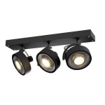 1000704 SLV KALU 3 ES111 светильник накладной для 3-х ламп ES111 по 75Вт макс., черный