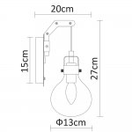 Светильник бра Divinare 1001/16 AP-1 HOUSTON