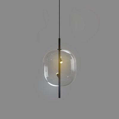 Подвесной светильник 10018P/1 black/clear Подвесной светильник 10018P/1 black/clear