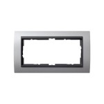 Gira EV Антрацит/алюминий Рамка 2-ая без перегородки (G100206)