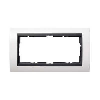 Gira EV Бел/антрацит Рамка 2-ая без перегородки (G100207)