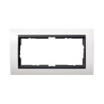 Gira EV Бел/антрацит Рамка 2-ая без перегородки (G100207)