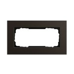 Gira ESP Коричневый анодированный алюминий Рамка 2-ая без перегородки (G1002127)