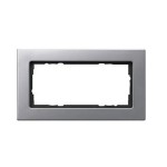 Gira E22 Алюминий Рамка для комбинаций без перегородки (G1002206)
