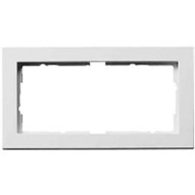 Gira E2 Бел Рамка 2-ая без перегородки (G100222)