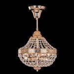 Светильник Eurosvet 10023/4 золото/прозрачный хрусталь Strotskis