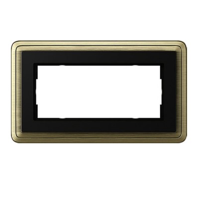 Gira ClassiX Бронза/Черный Рамка 2-ая без перегородки (G1002622)