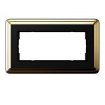 Gira ClassiX Латунь/Черный Рамка 2-ая без перегородки (G1002632)