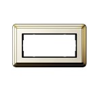 Gira ClassiX Латунь/Кремовый Рамка 2-ая без перегородки (G1002633)