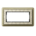 Gira ClassiX Art Бронза/Кремовый Рамка 2-ая без перегородки (G1002663)