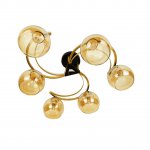 Люстра классическая 10026/6BK+GD CP ЭкономСвет