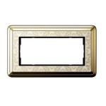 Gira ClassiX Art Латунь/Кремовый Рамка 2-ая без перегородки (G1002673)