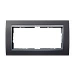 Gira EV Антрацит/алюминий Рамка 2-ая без перегородки (G100281)