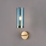 Настенный светильник Agne Blue Glass Tube wall light ImperiumLoft 100322-22