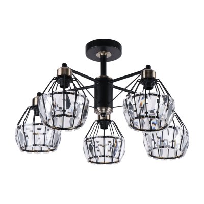 Потолочный светильник Экономсвет 10035/5BK+AB BK