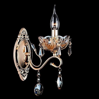 Светильник Eurosvet 10037/1 золото/тонированные хрусталь Strotskis Светильник Eurosvet 10037/1 золото/тонированные хрусталь Strotskis