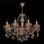 Светильник Eurosvet 10037/8 золото/тонированный хрусталь Strotskis