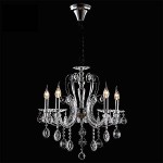 Eurosvet 10048/5 хром/прозрачный хрусталь