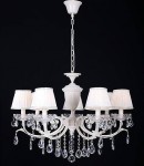 Eurosvet 10056/7 бежевый/прозрачный хрусталь