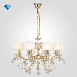 Люстра Eurosvet 10058/8 золото Strotskis