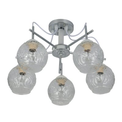 Люстра классическая 10058/5CR+WT CL Экономсвет Люстра классическая 10058/5CR+WT CL Экономсвет