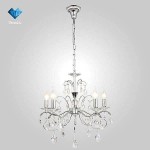 Eurosvet 10059/5 хром/прозрачный хрусталь