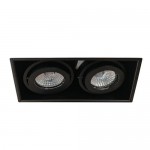 100621 black светильник встраиваемый Italline