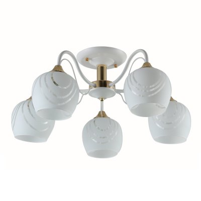 Люстра классическая 10067/5FGD+WT WT ЭкономСвет