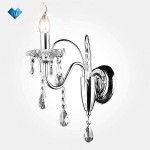 Eurosvet 10072/1 хром/прозрачный хрусталь