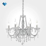 Eurosvet 10072/6 хром/прозрачный хрусталь