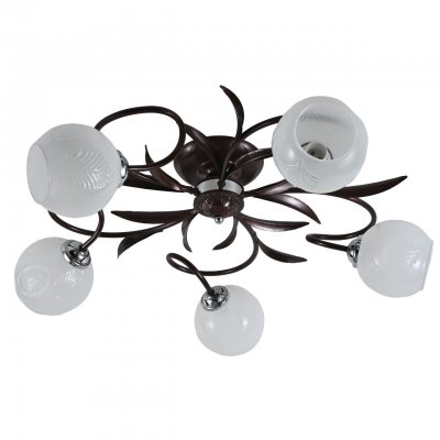 Люстра классическая 10075/5CF+CR WT Экономсвет Люстра классическая 10075/5CF+CR WT Экономсвет