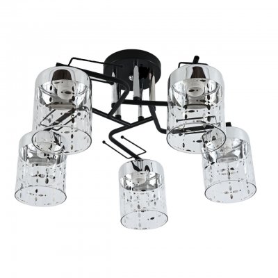 Люстра классическая 10082/5BK+CR CL+CR Экономсвет Люстра классическая 10082/5BK+CR CL+CR Экономсвет