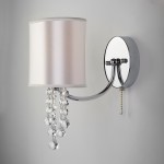 Светильник Eurosvet 10084/1 хром/прозрачный хрусталь Strotskis