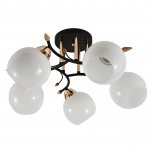 Люстра классическая 10089/5BK+FGD WT ЭкономСвет