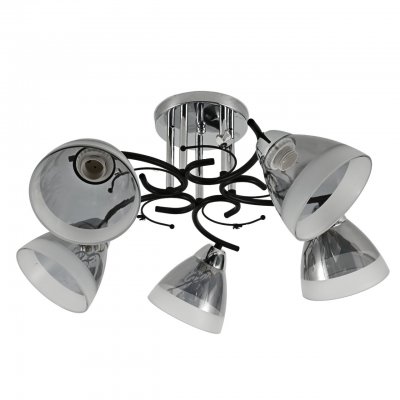 Люстра классическая 10091/5CR+BK GR+WT ЭкономСвет