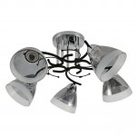 Люстра классическая 10091/5CR+BK GR+WT ЭкономСвет