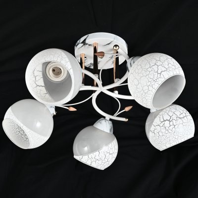 Люстра классическая 10092/5MR+WT+GD WT ЭкономСвет